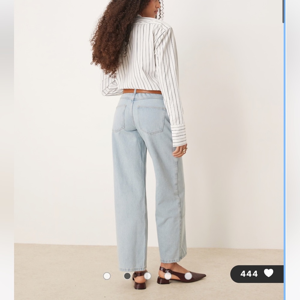 ASOS Light Blue Straight Leg Jeans - Picture 4 of 7